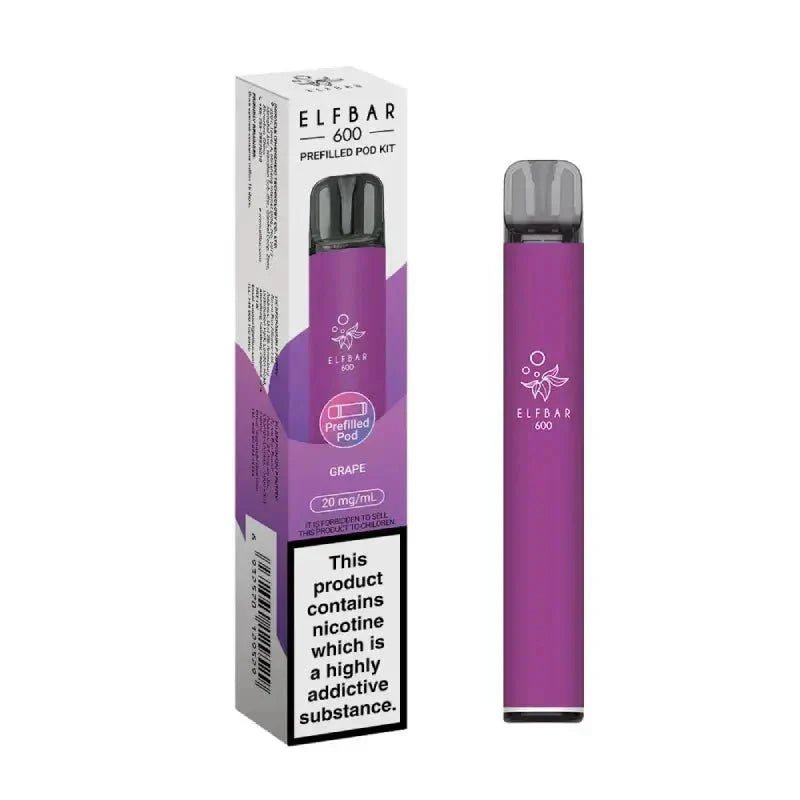 Elf Bar 600 Prefilled Pod Kit - Pack of 10