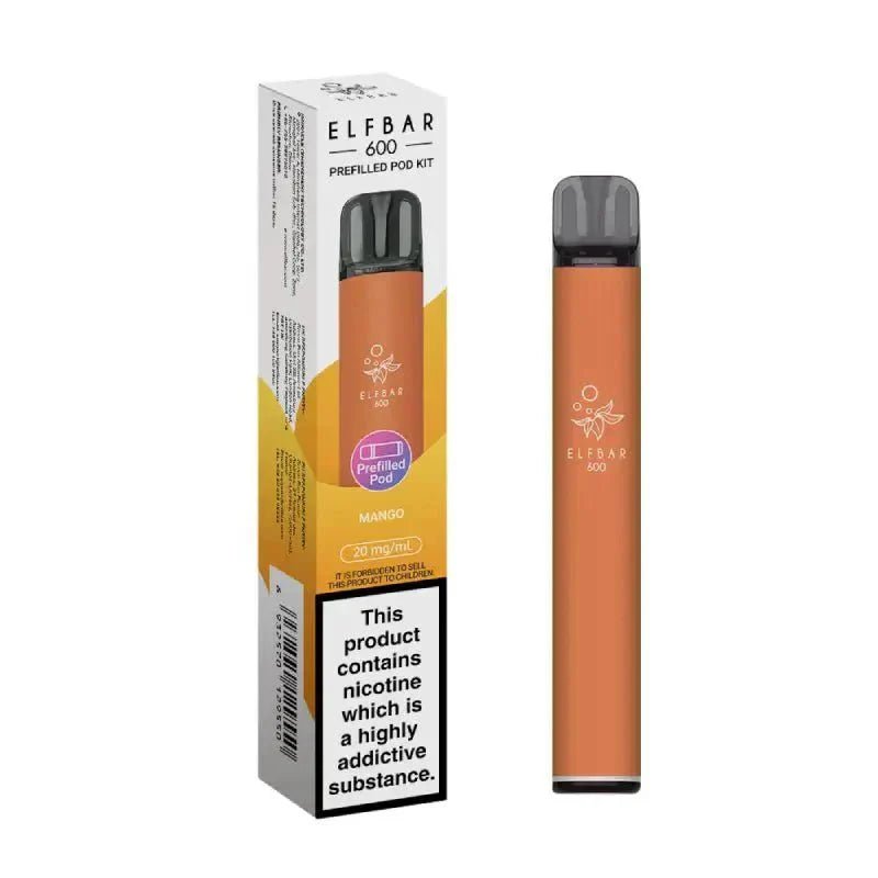 Elf Bar 600 Prefilled Pod Kit - Pack of 10