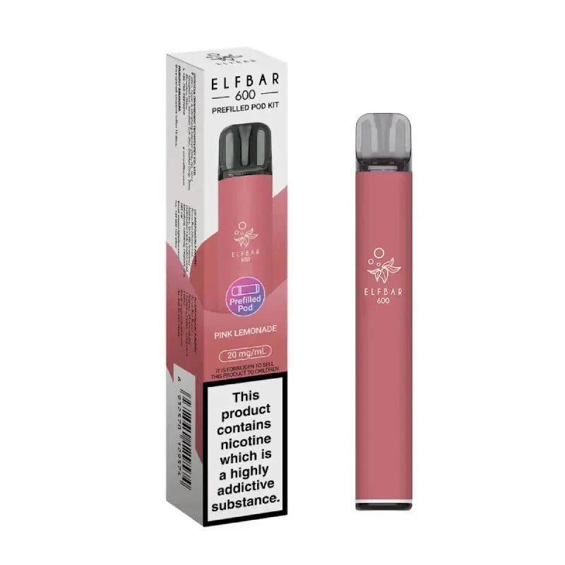 Elf Bar 600 Prefilled Pod Kit - Pack of 10