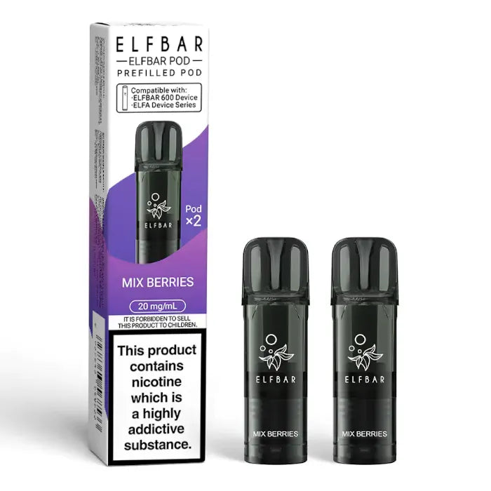 Elf Bar 600 Prefilled Pods - Pack of 10