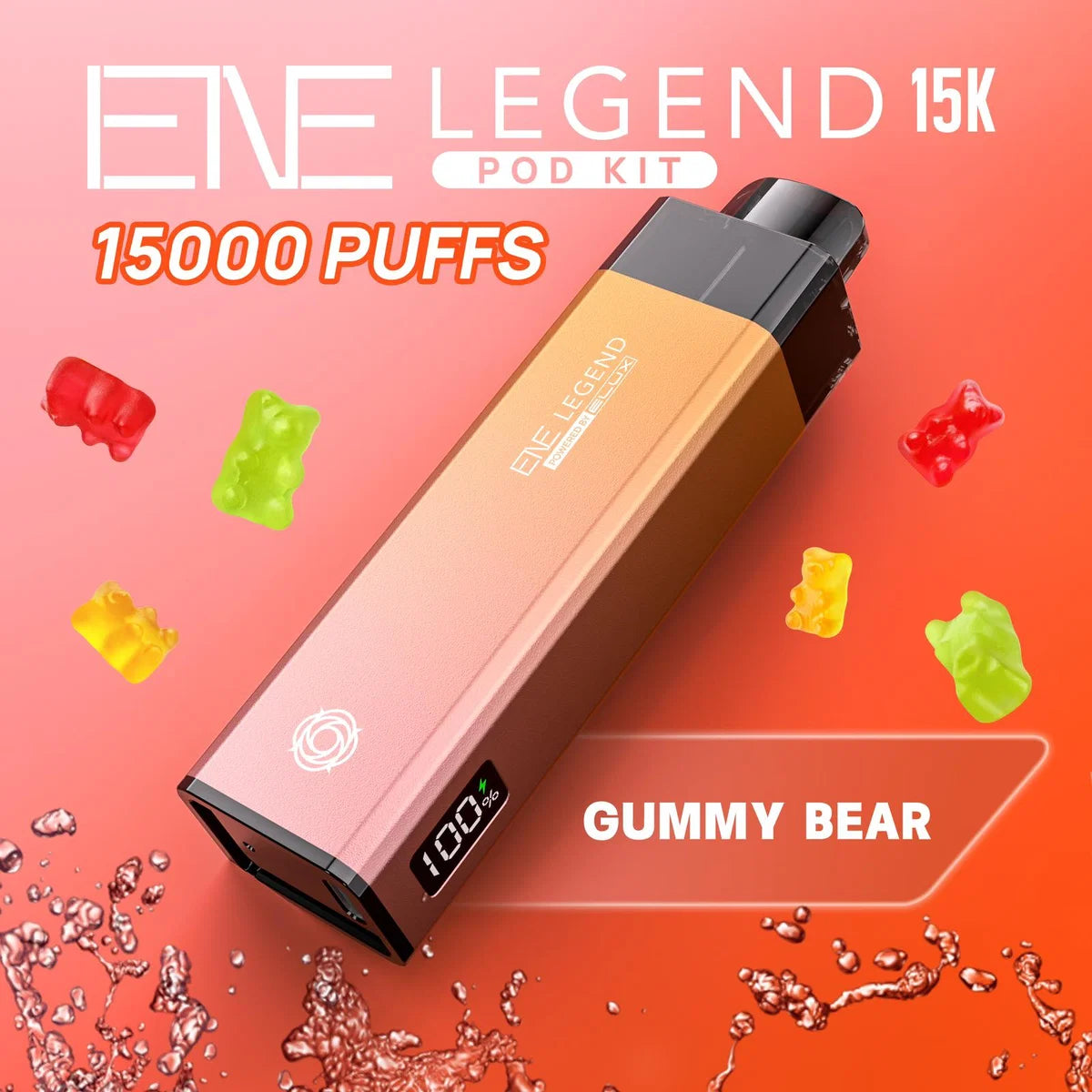 Elux ENE Legend 15k Vape Pod Kit Box of 5