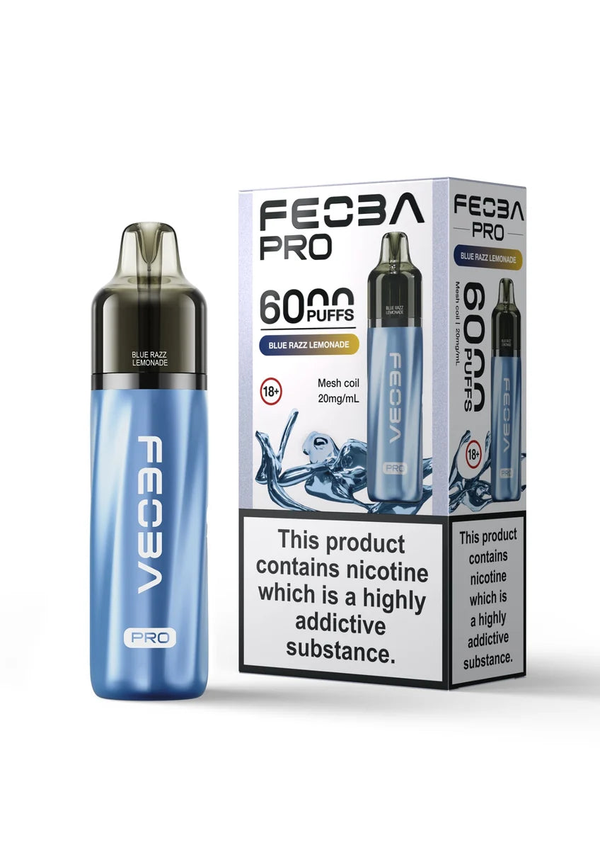 Feoba Pro 6000+ Prefilled Pod Vape Box of 5