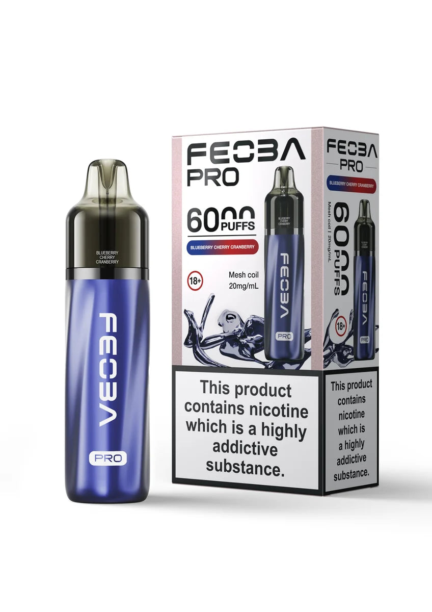 Feoba Pro 6000+ Prefilled Pod Vape Box of 5