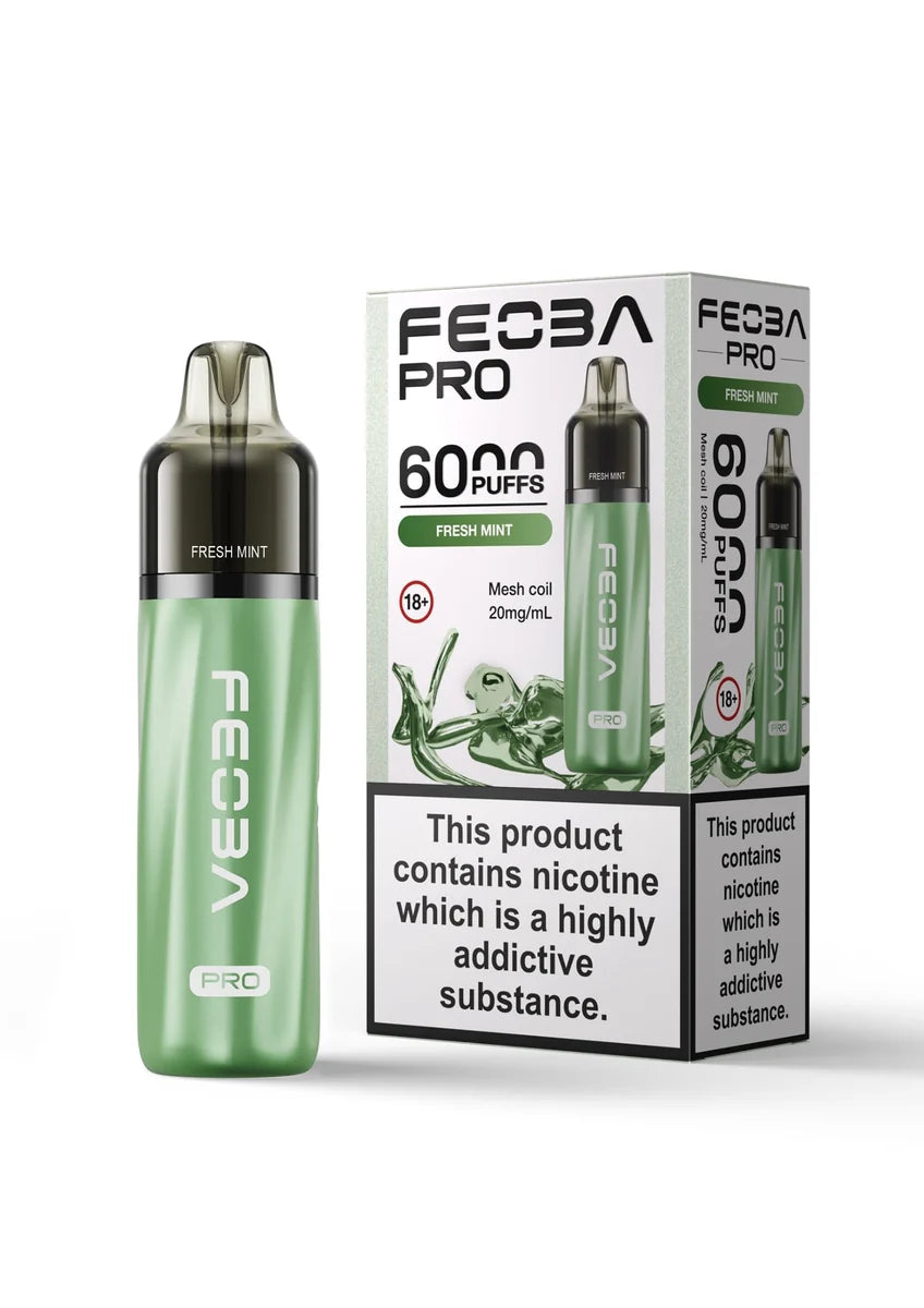 Feoba Pro 6000+ Prefilled Pod Vape Box of 5