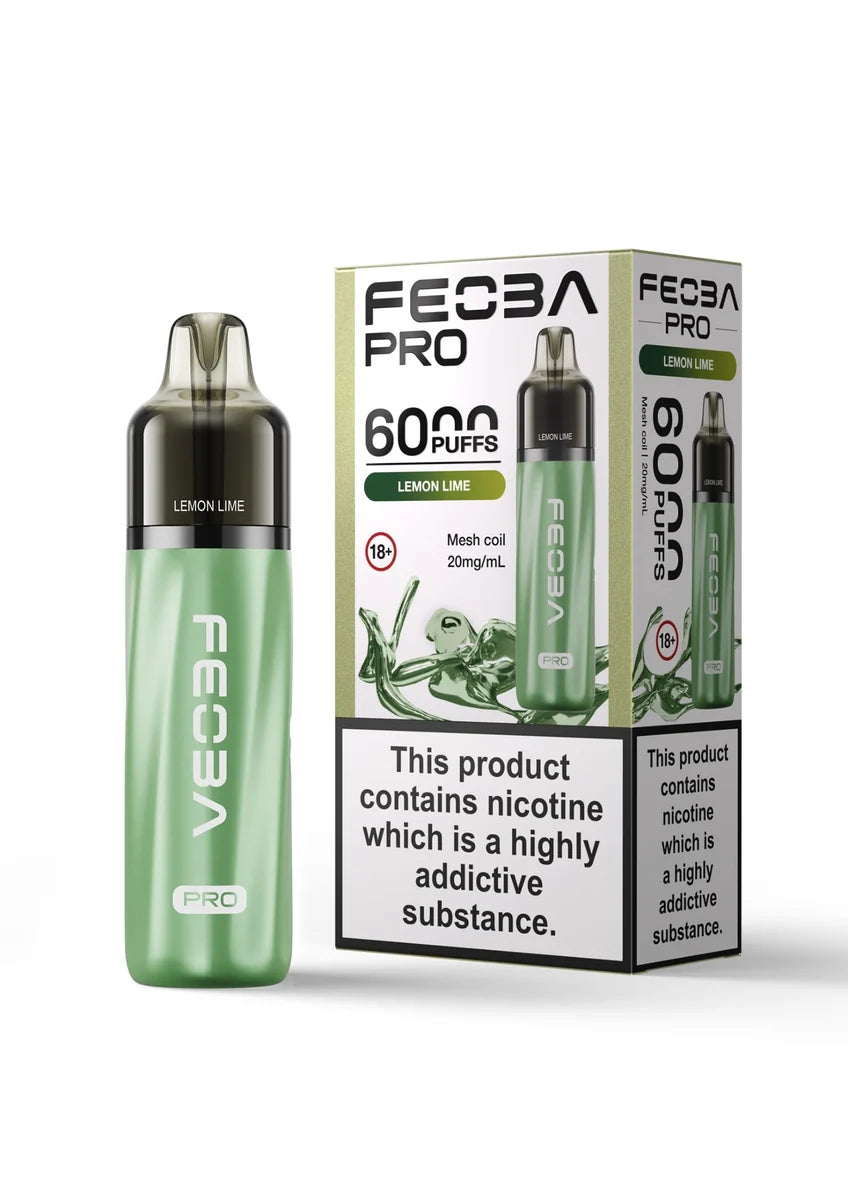 Feoba Pro 6000+ Prefilled Pod Vape Box of 5