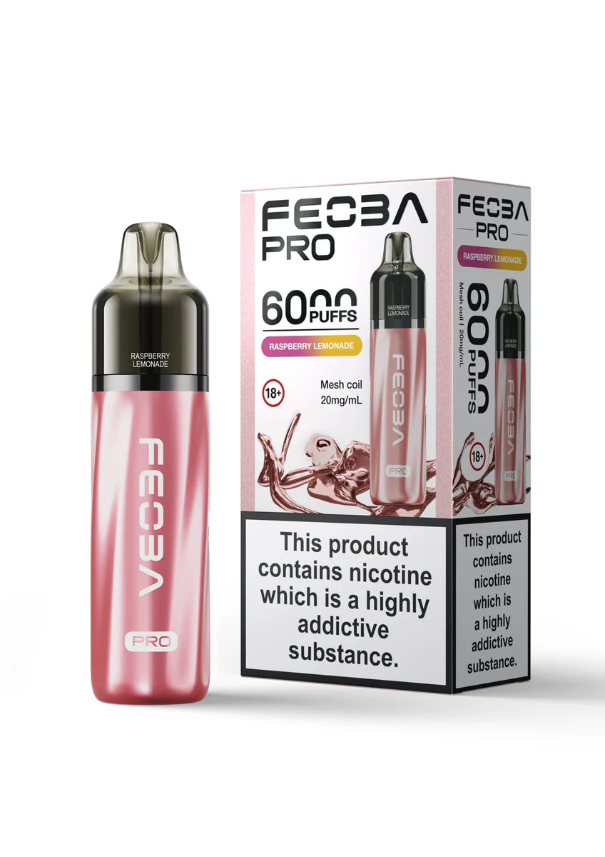 Feoba Pro 6000+ Prefilled Pod Vape Box of 5