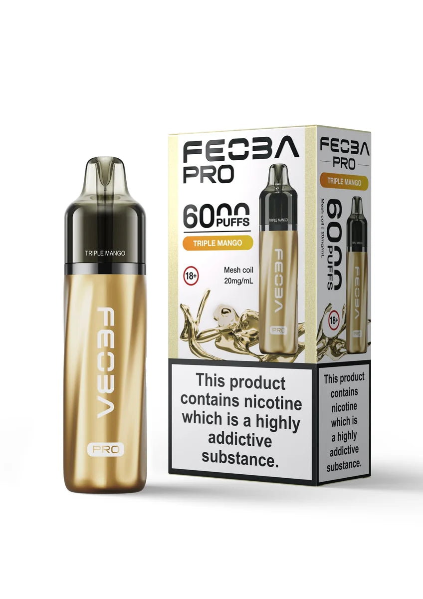 Feoba Pro 6000+ Prefilled Pod Vape Box of 5