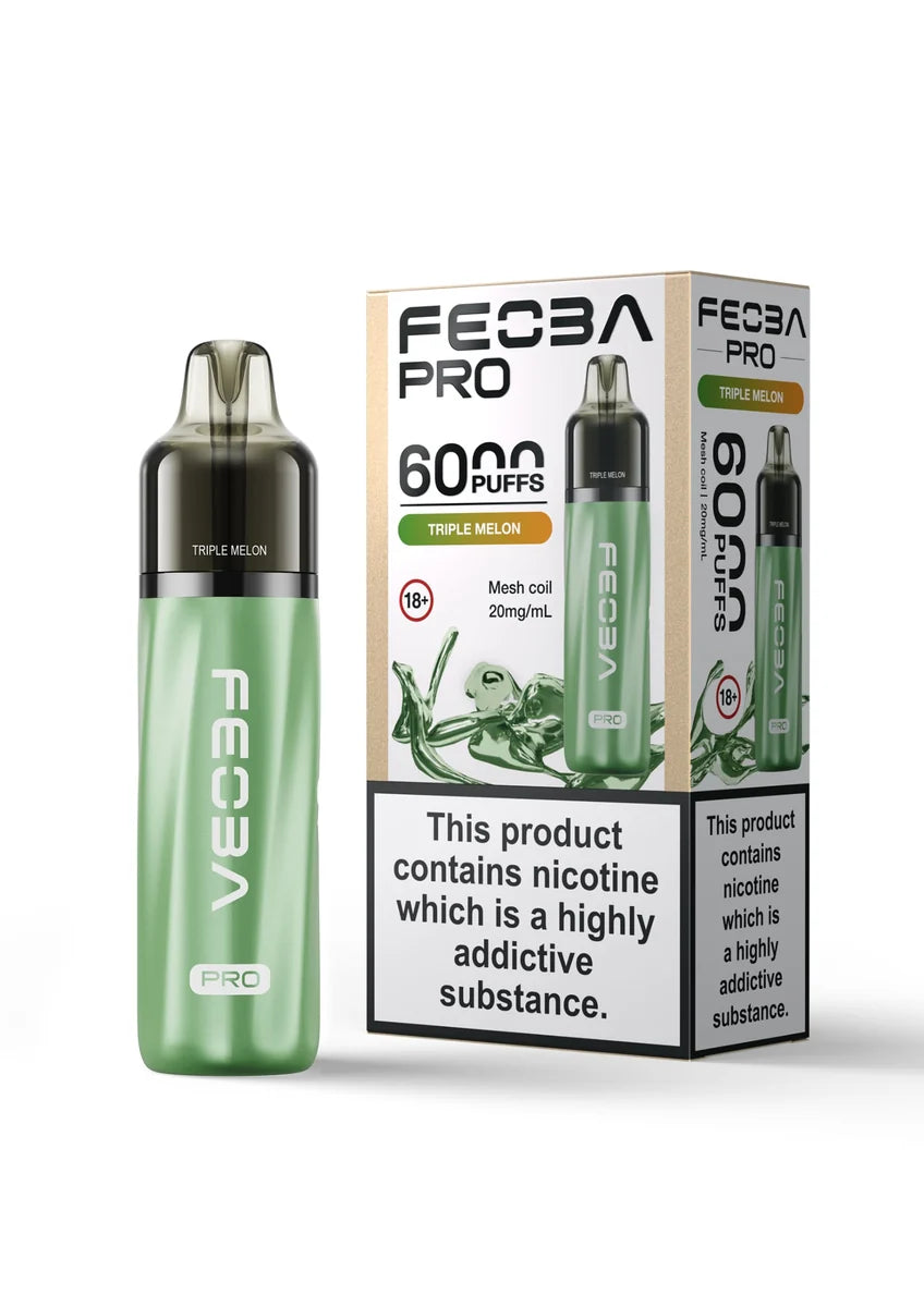 Feoba Pro 6000+ Prefilled Pod Vape Box of 5