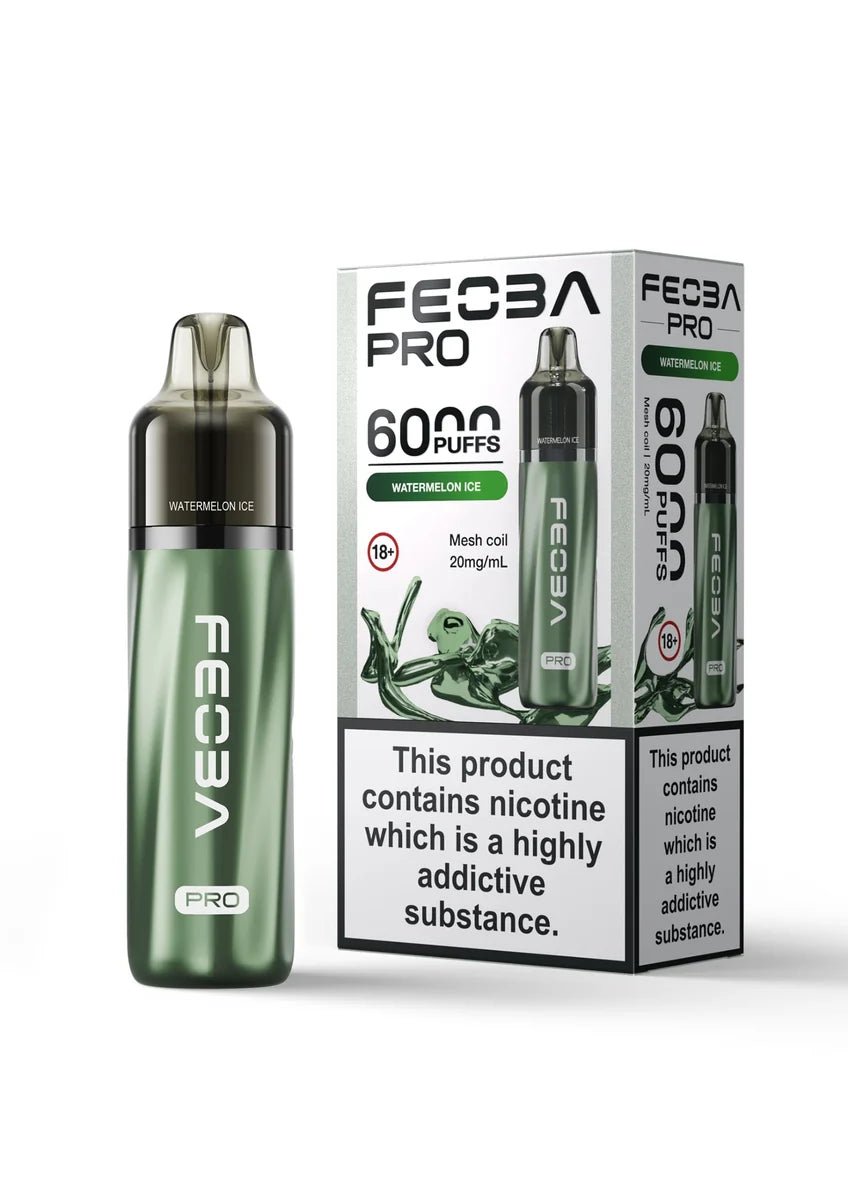 Feoba Pro 6000+ Prefilled Pod Vape Box of 5