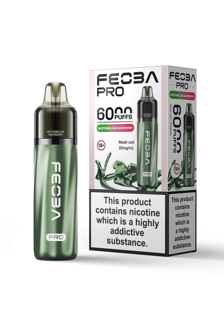 Feoba Pro 6000+ Prefilled Pod Vape Box of 5