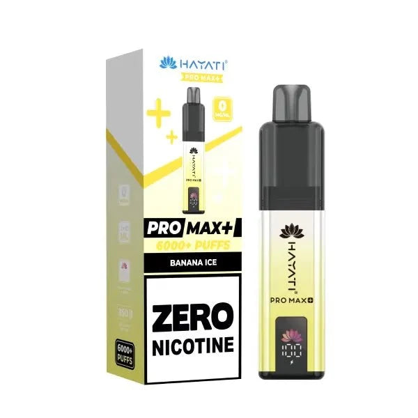 Hayati Pro Max Plus 6000 Puffs Prefilled Pod Vape Kit – Zero Nicotine (0mg) – Box of 5
