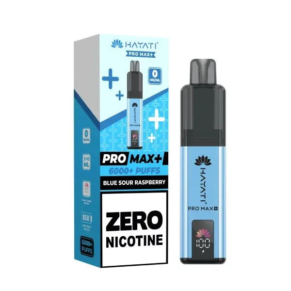 Hayati Pro Max Plus 6000 Puffs Prefilled Pod Vape Kit – Zero Nicotine (0mg) – Box of 5