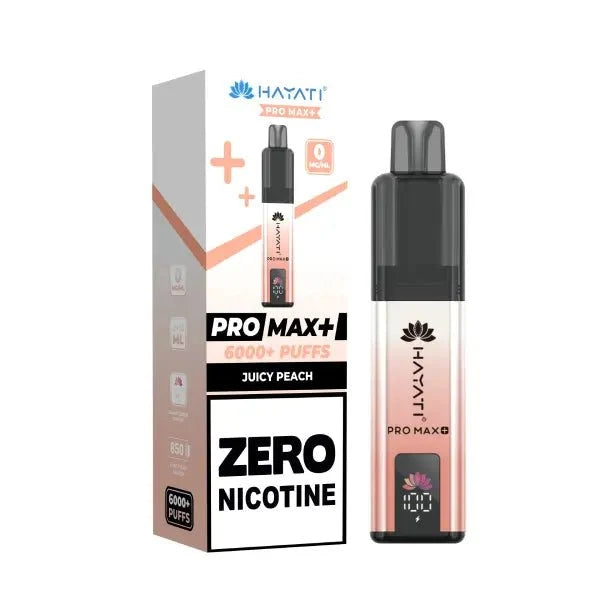 Hayati Pro Max Plus 6000 Puffs Prefilled Pod Vape Kit – Zero Nicotine (0mg) – Box of 5