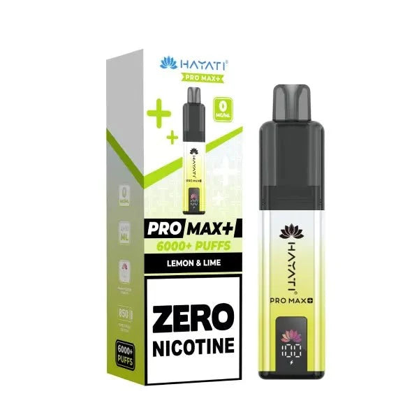 Hayati Pro Max Plus 6000 Puffs Prefilled Pod Vape Kit – Zero Nicotine (0mg) – Box of 5