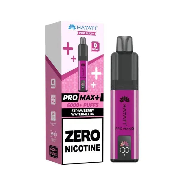 Hayati Pro Max Plus 6000 Puffs Prefilled Pod Vape Kit – Zero Nicotine (0mg) – Box of 5