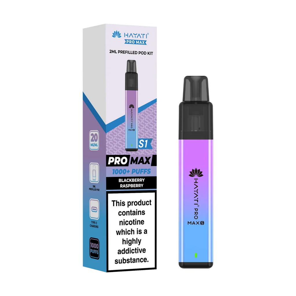 Hayati Pro Max S1 600 Puffs Vape Kit Box of 10