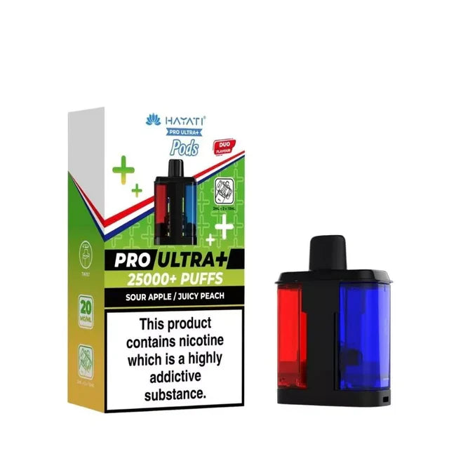 Hayati Pro Ultra Plus 25000 Prefilled Pods Box of 5
