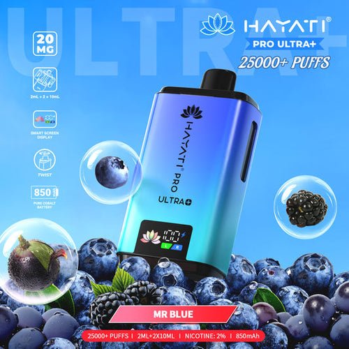 Hayati Pro Ultra Plus 25k Big Puffs Vape Pod Kit