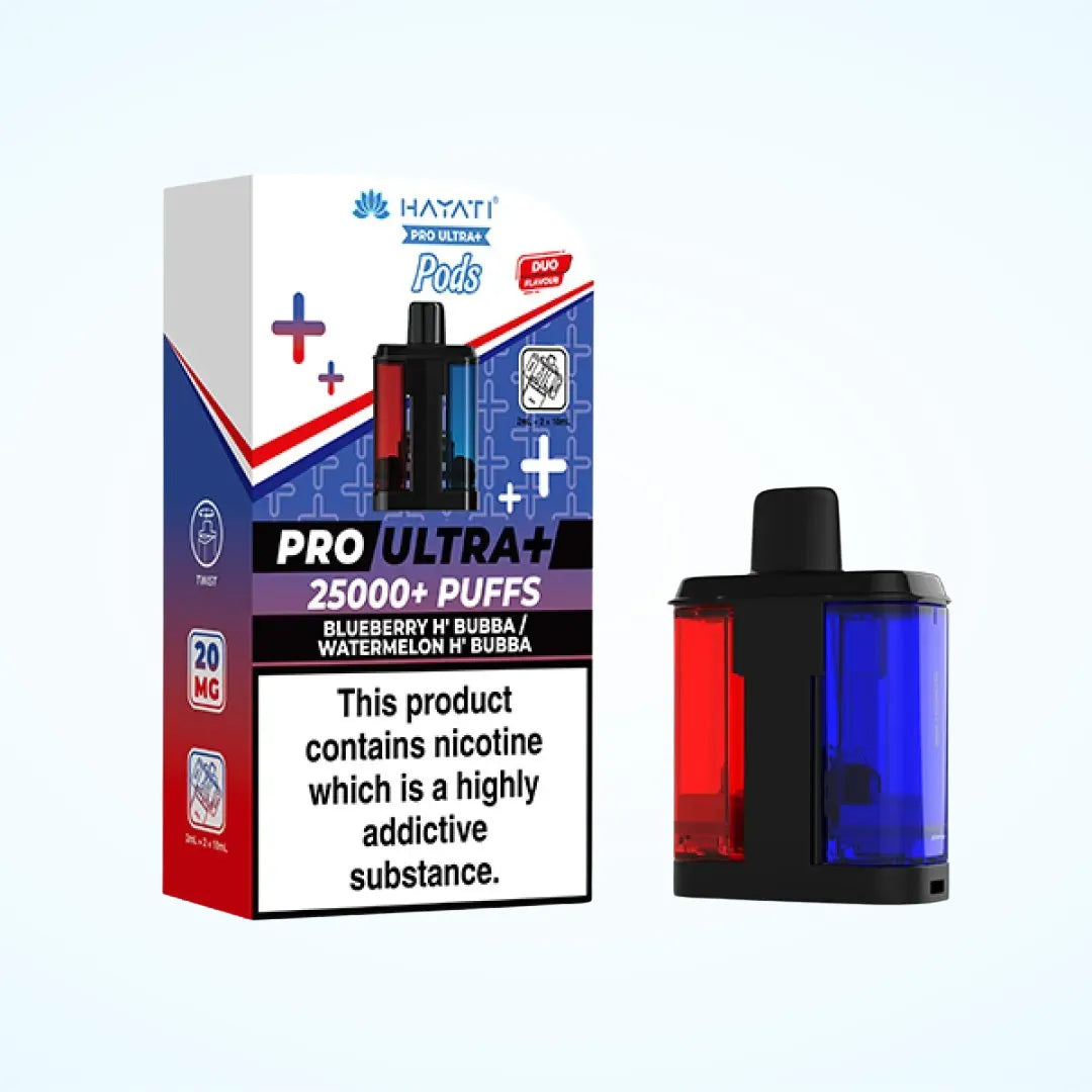 Hayati Pro Ultra Plus 25000 Prefilled Pods Box of 5