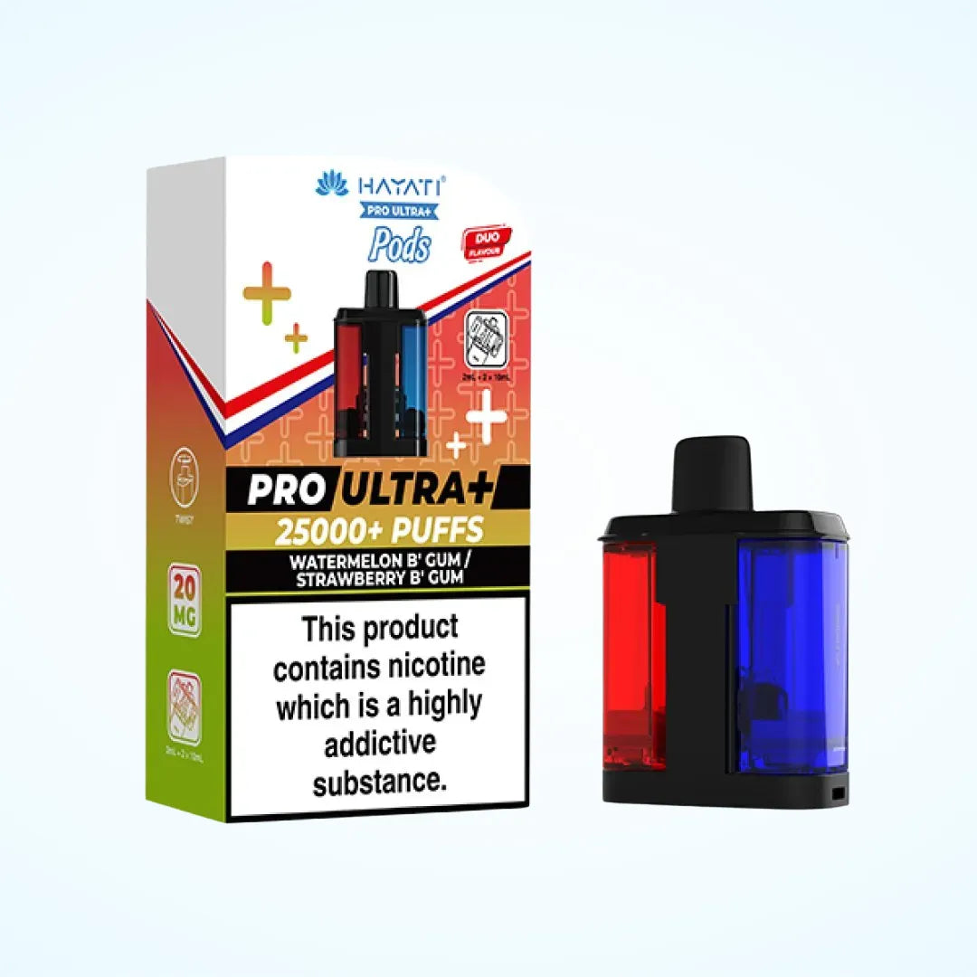 Hayati Pro Ultra Plus 25000 Prefilled Pods Box of 5