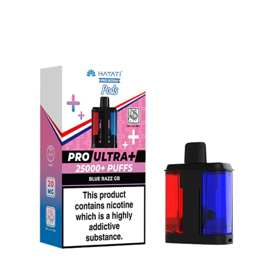 Hayati Pro Ultra Plus 25000 Prefilled Pods Box of 5