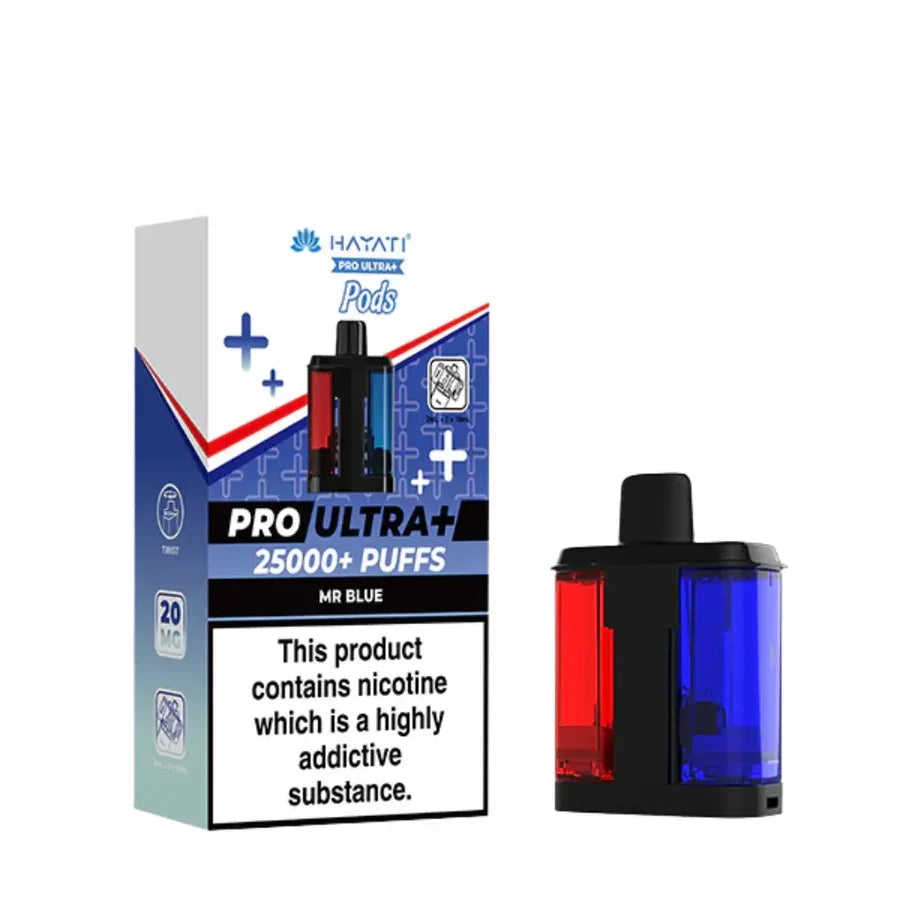 Hayati Pro Ultra Plus 25000 Prefilled Pods Box of 5