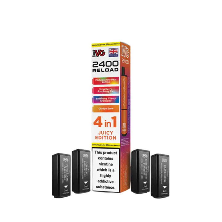 IVG Reload 4-in-1 Replacement Pods (Box of 5)