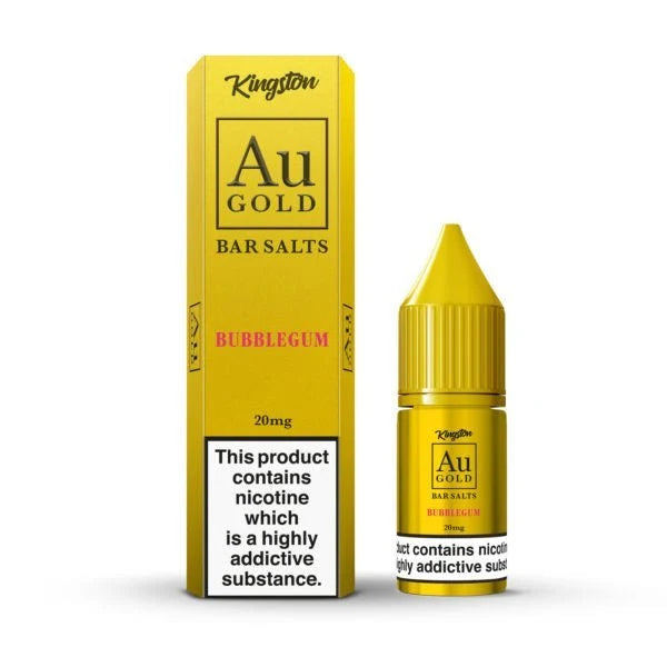 Kingston AU Gold Bar 10ml Nic Salt E-Liquid – Pack of 10