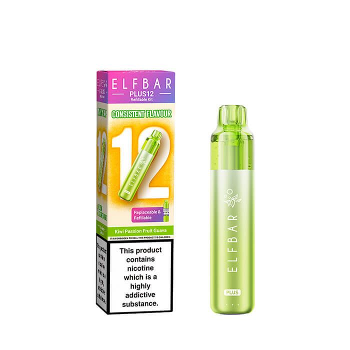 Elf Bar Plus 12 Prefilled Vape Kit - Pack of 5