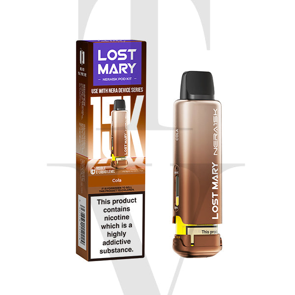 LOST MARY NERA 15K PRE-FILLED PODS (Pack Of 10)