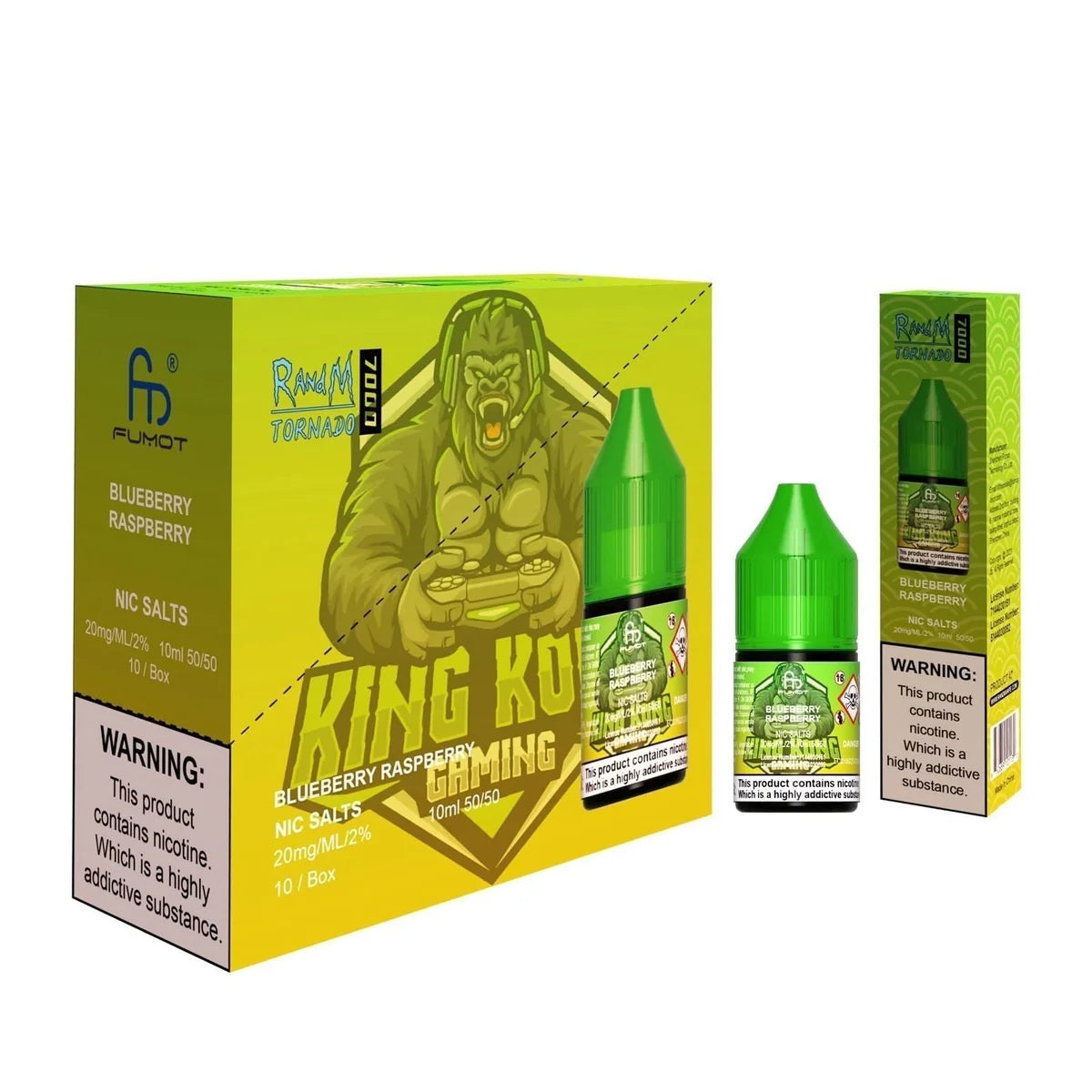 R and M 7000 10ml Nic Salt E-Liquid – Pack of 10