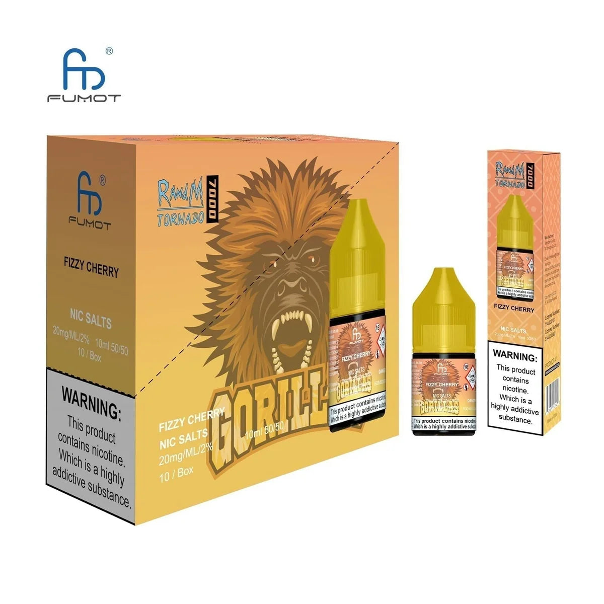 R and M 7000 10ml Nic Salt E-Liquid – Pack of 10
