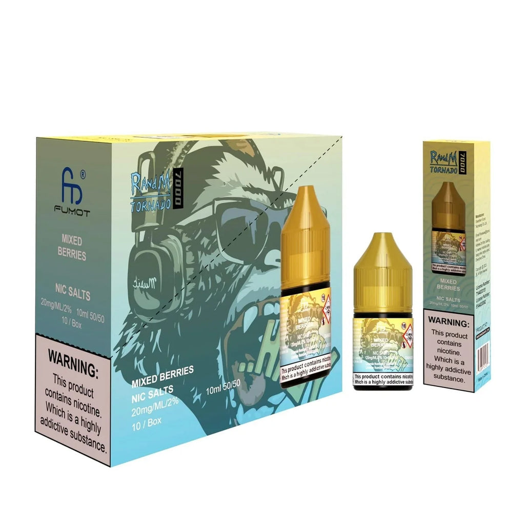 R and M 7000 10ml Nic Salt E-Liquid – Pack of 10