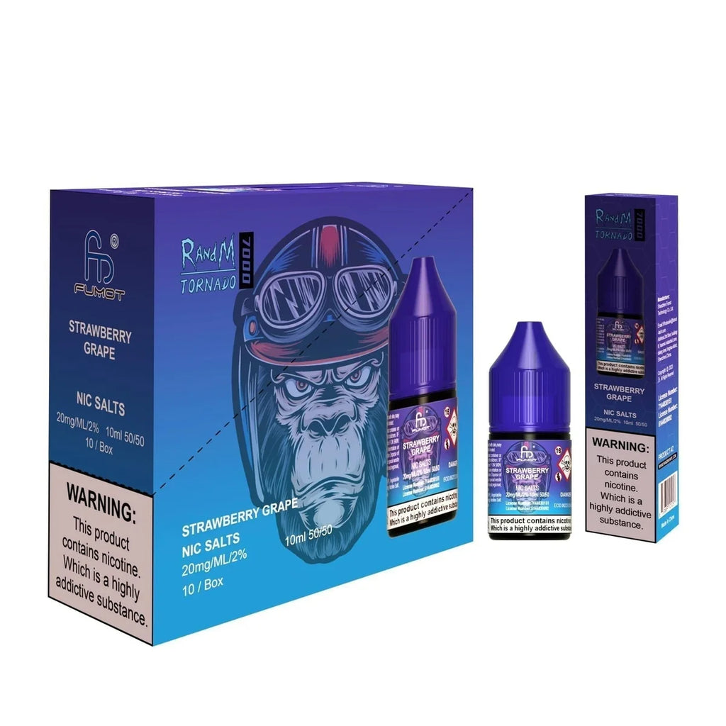 R and M 7000 10ml Nic Salt E-Liquid – Pack of 10