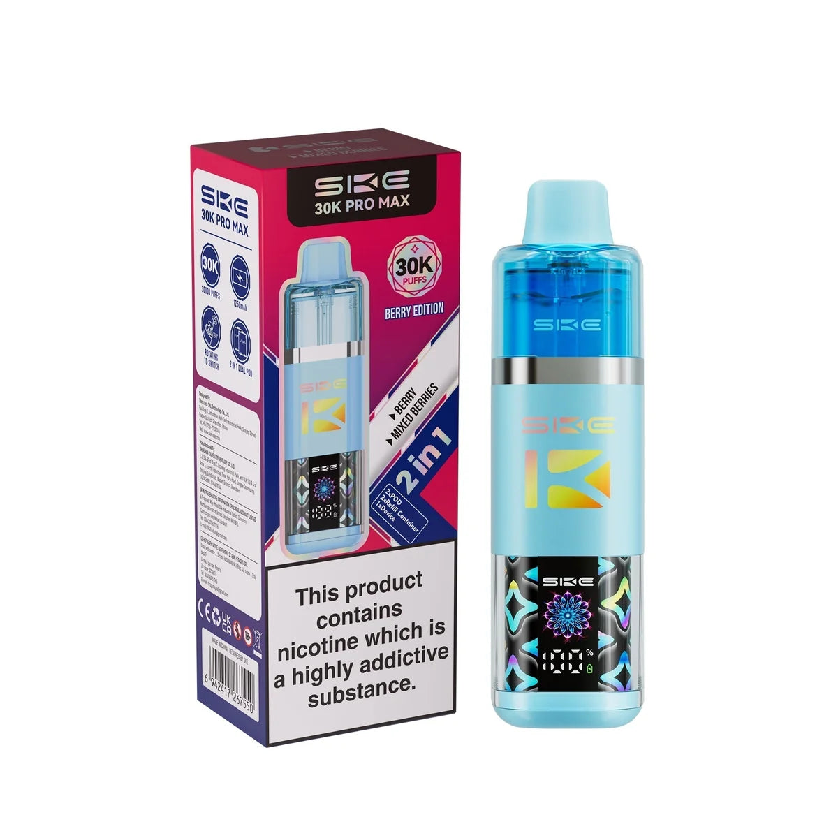 SKE 30k Pro Max Prefilled Vape Kit Box of 5
