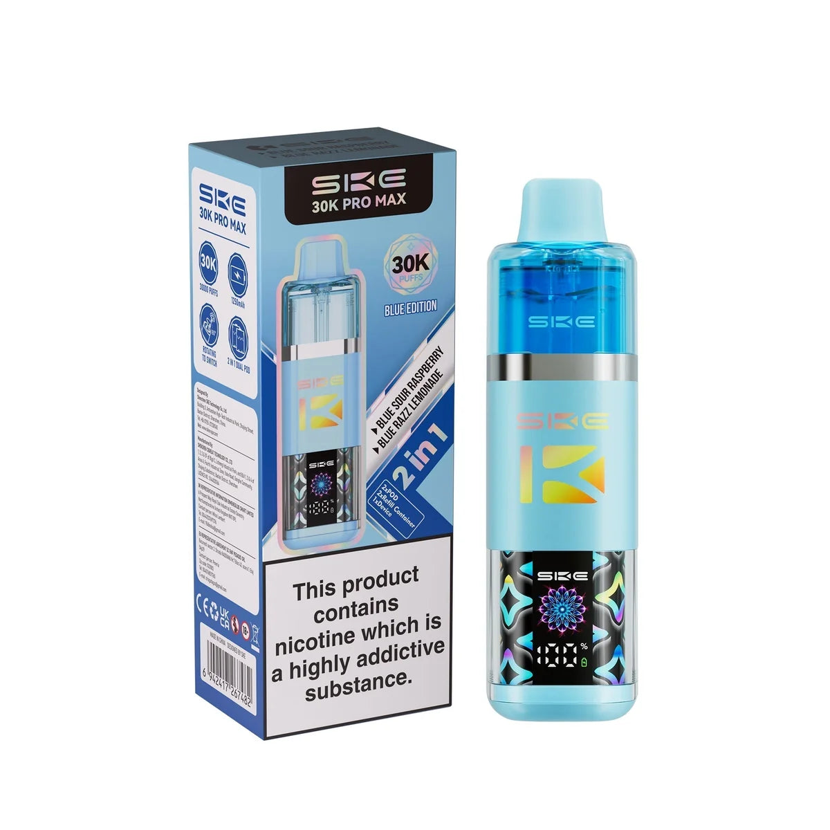 SKE 30k Pro Max Prefilled Vape Kit Box of 5