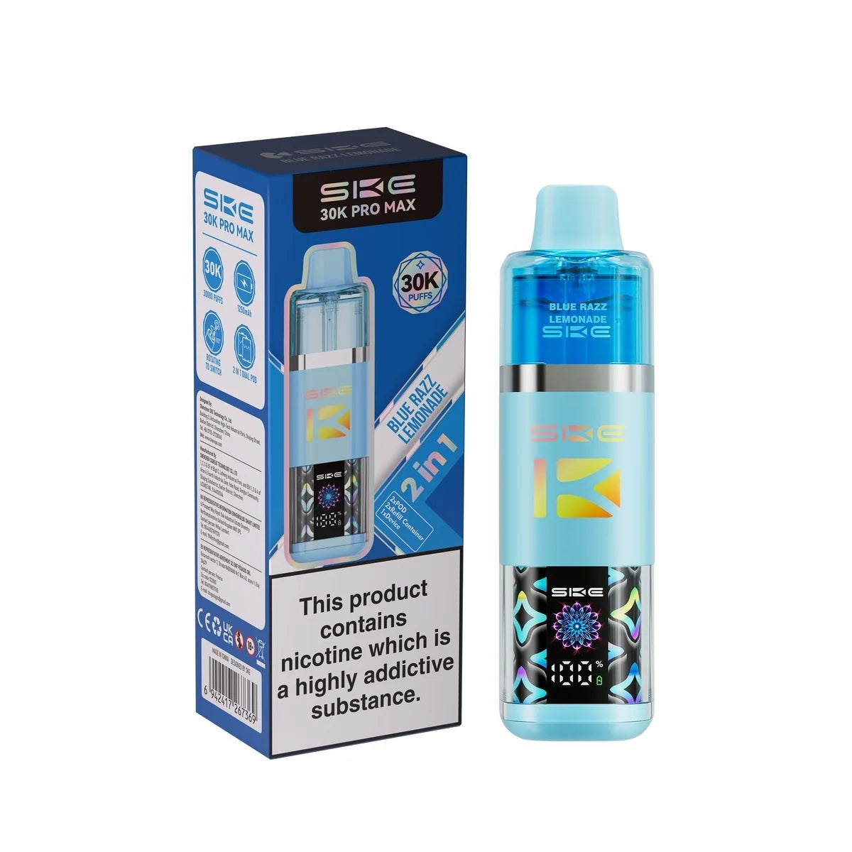SKE 30k Pro Max Prefilled Vape Kit Box of 5