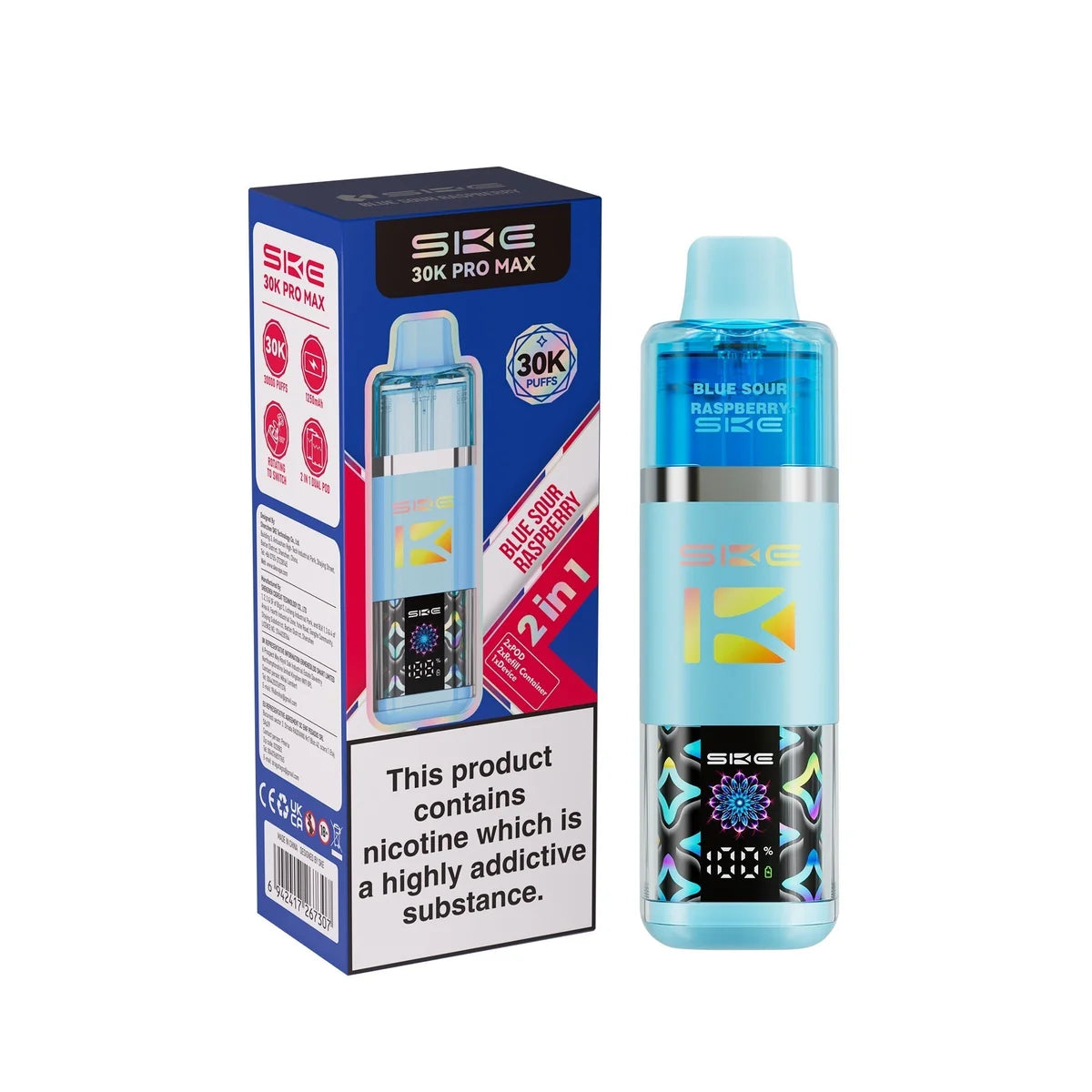 SKE 30k Pro Max Prefilled Vape Kit Box of 5