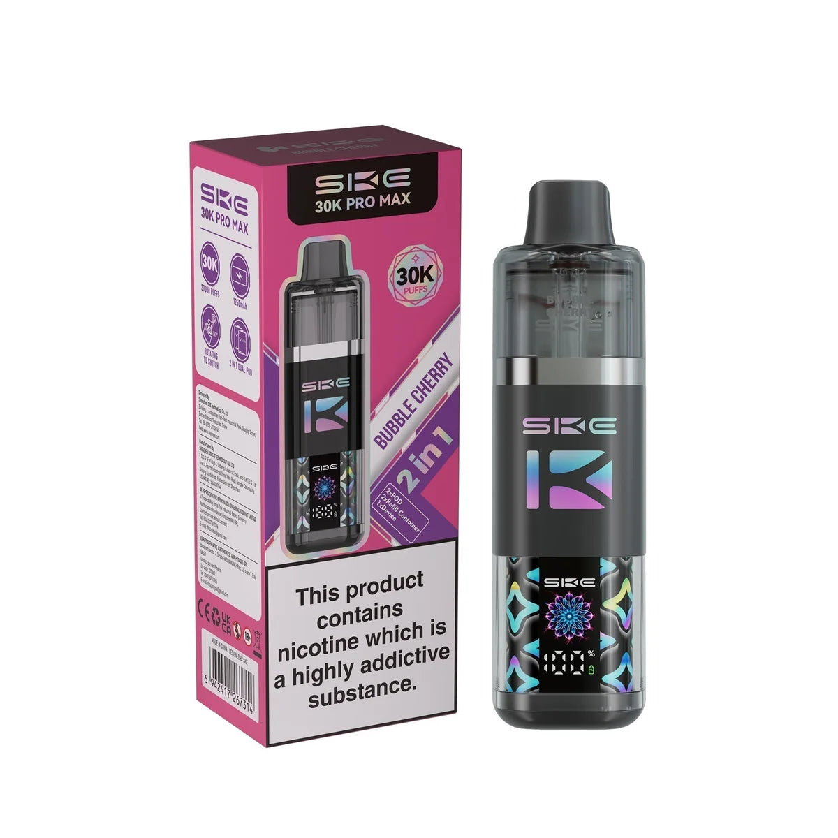 SKE 30k Pro Max Prefilled Vape Kit Box of 5