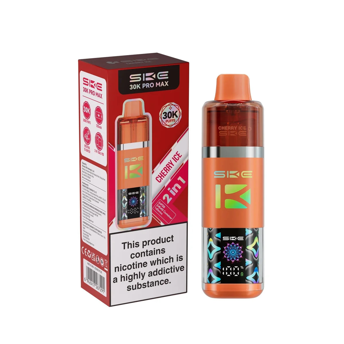 SKE 30k Pro Max Prefilled Vape Kit Box of 5