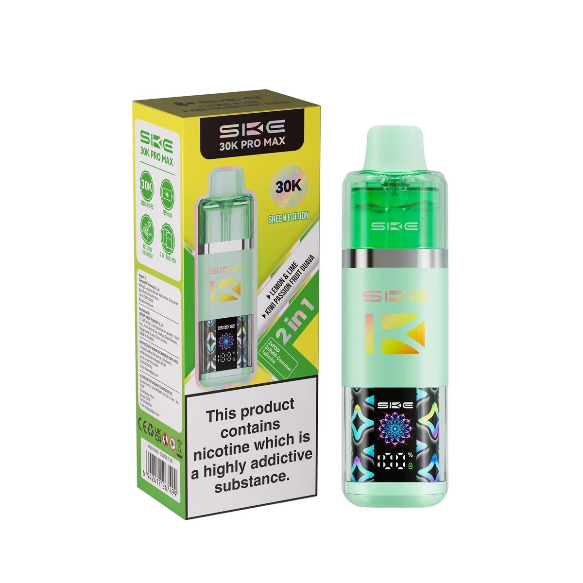 SKE 30k Pro Max Prefilled Vape Kit Box of 5