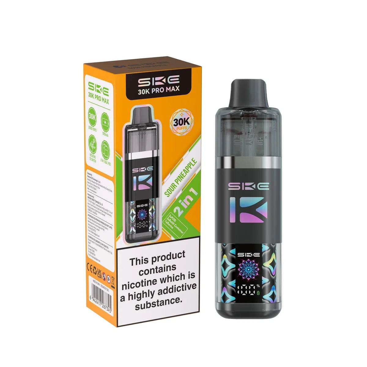 SKE 30k Pro Max Prefilled Vape Kit Box of 5