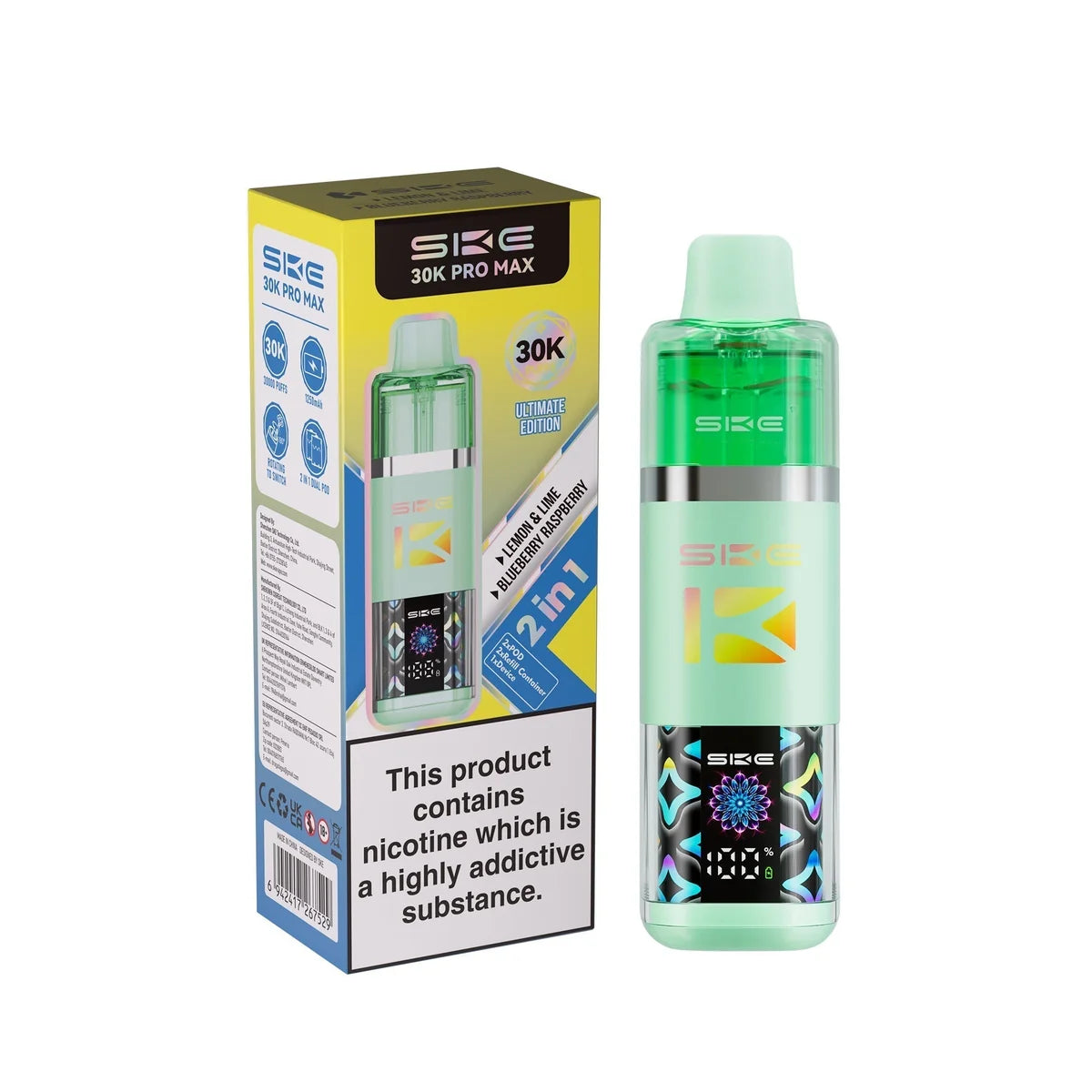 SKE 30k Pro Max Prefilled Vape Kit Box of 5