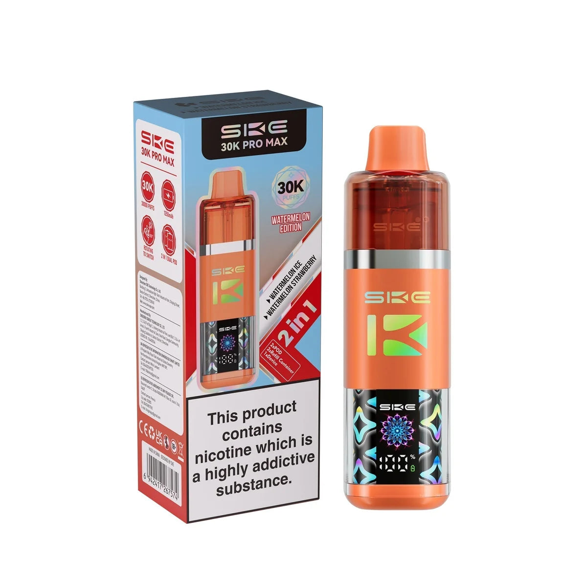 SKE 30k Pro Max Prefilled Vape Kit Box of 5