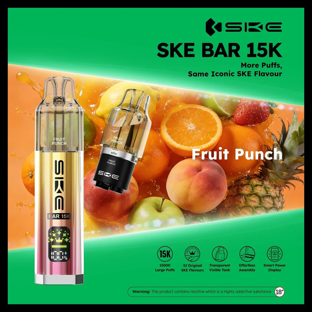 Ske Bar 15k Prefilled Pod Vape Kit - Pack of 5