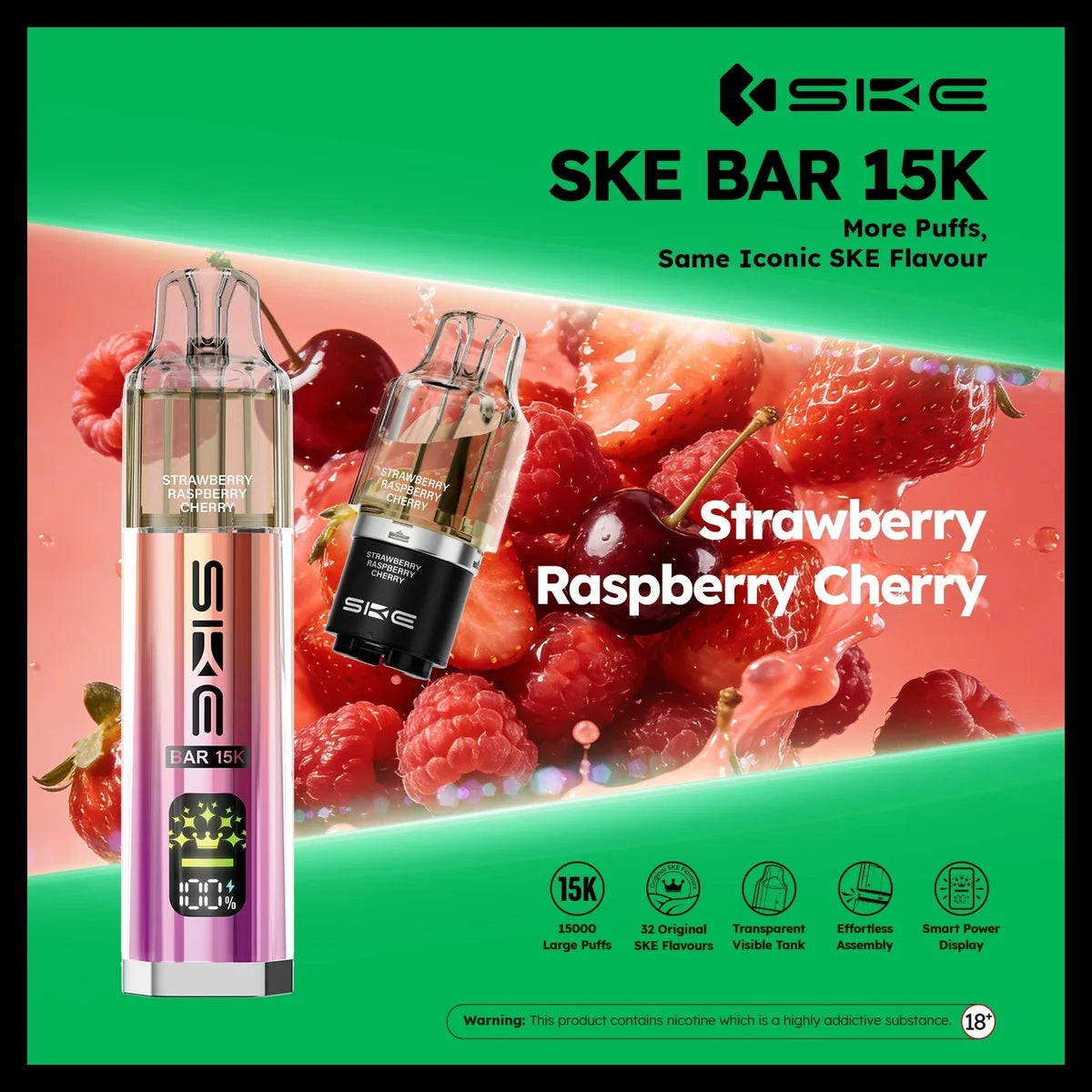 Ske Bar 15k Prefilled Pod Vape Kit - Pack of 5