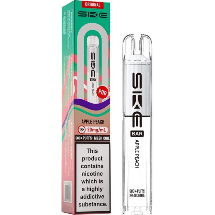SKE CRYSTAL 600 Puff ORIGINAL Replacement Pods Pack of 10
