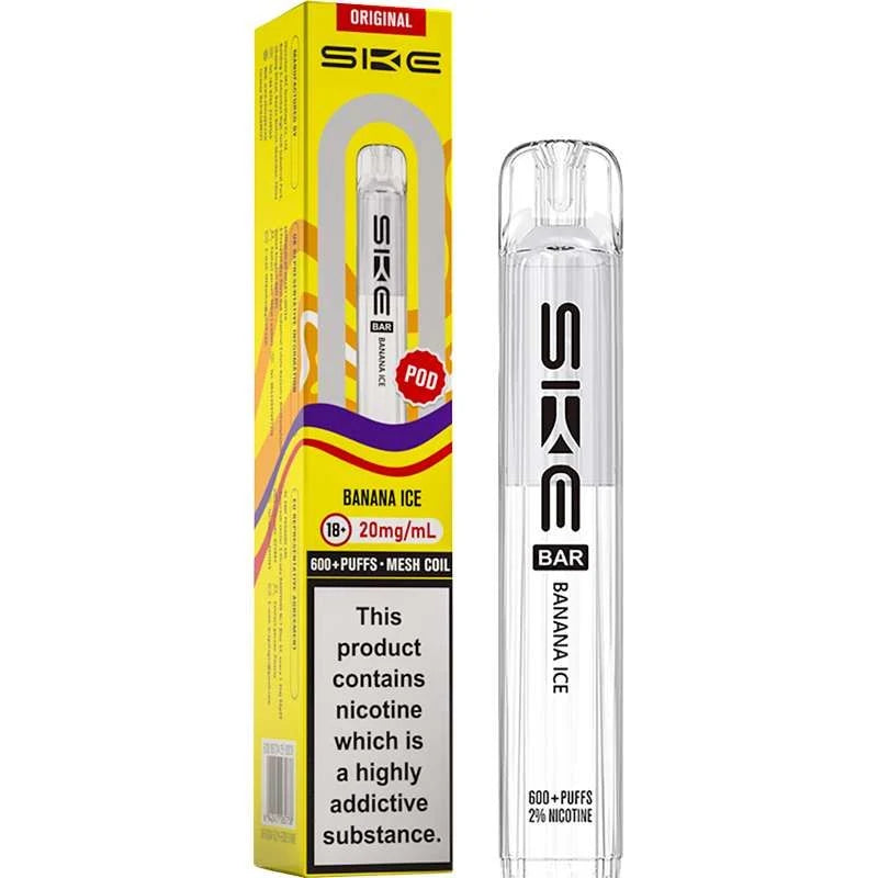 SKE CRYSTAL 600 Puff ORIGINAL Replacement Pods Pack of 10