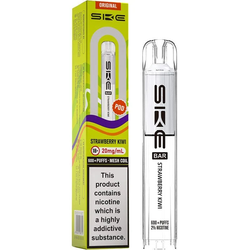 SKE CRYSTAL 600 Puff ORIGINAL Replacement Pods Pack of 10