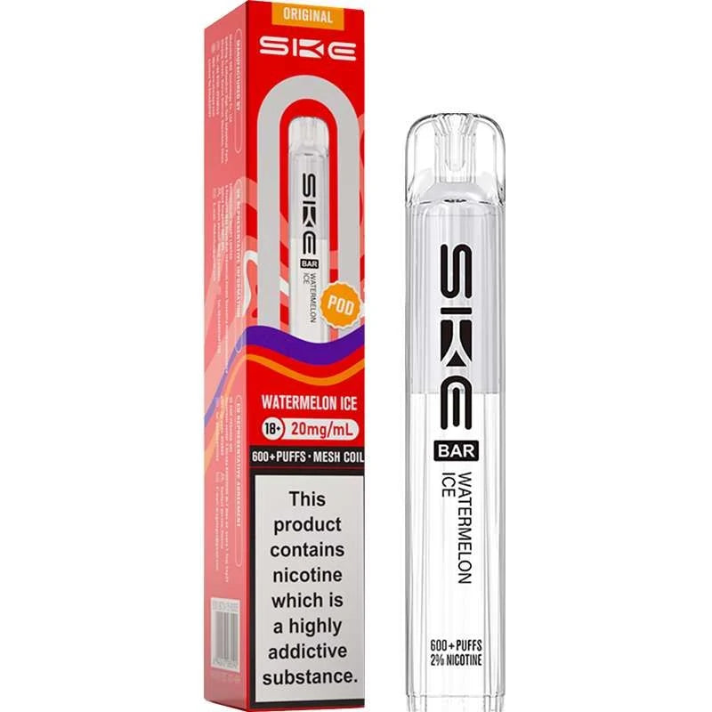 SKE CRYSTAL 600 Puff ORIGINAL Replacement Pods Pack of 10